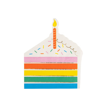 Birthday Cake Slice Napkins