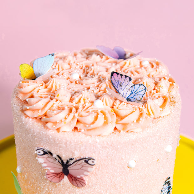 Beautiful Butterfly Cake