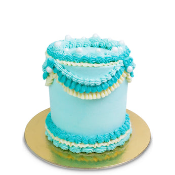 Fancy Blue Cake - NEW!