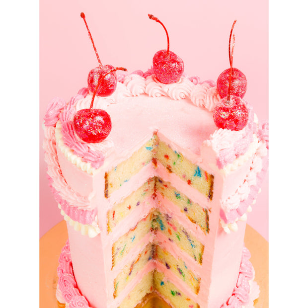 Fancy Pink Cake - NEW!-Trophy Cupcakes