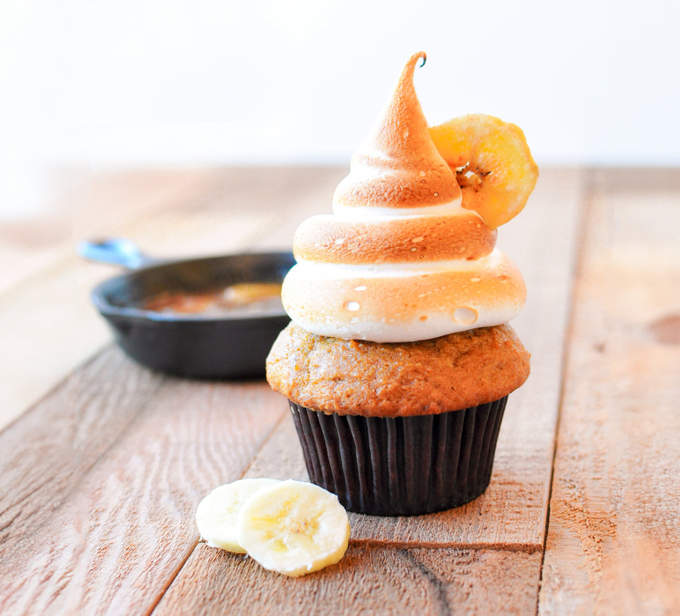 Bananas Foster Cupcake