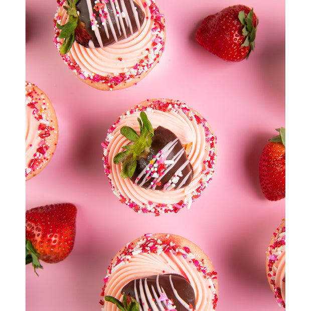 Berry Bubbly-Trophy Cupcakes