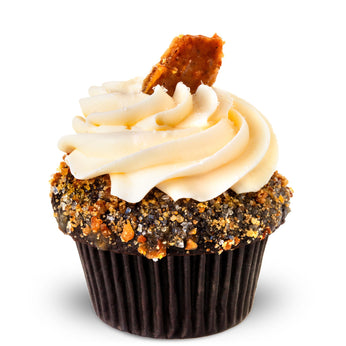 Chocolate Bourbon Bacon Brittle-Trophy Cupcakes