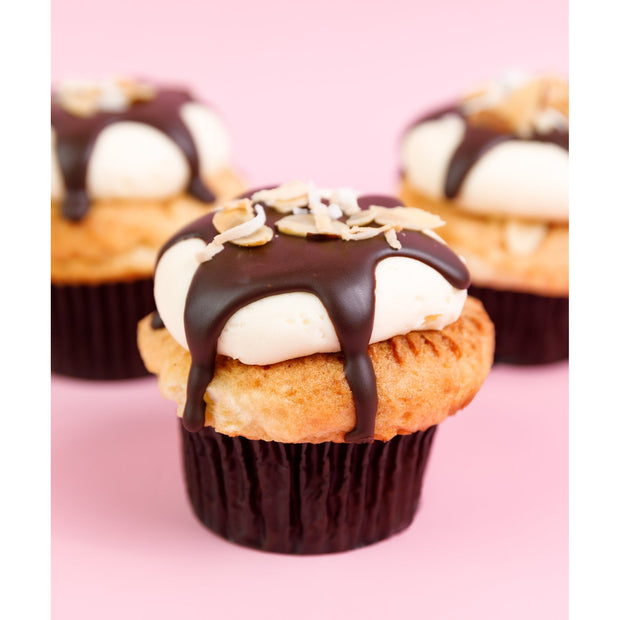 Chocolate Covered Coconut Almond *GF-Trophy Cupcakes
