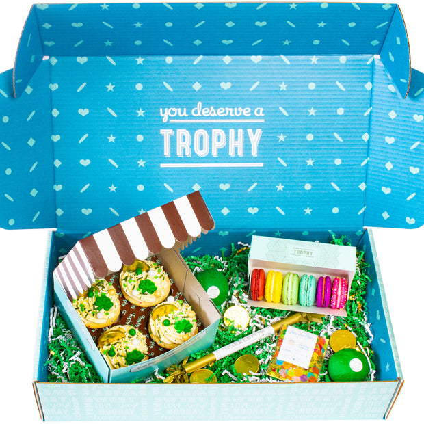 St. Patrick's Gift Box-Trophy Cupcakes
