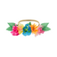 Bright Floral Party Crowns
