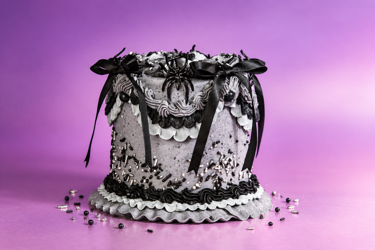 Vintage Halloween Cake