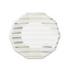 Gold Striped Dessert Plates