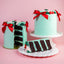 Ribbon & Ruffles Holiday Cake