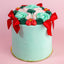 Ribbon & Ruffles Holiday Cake