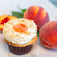 Peachy Cream Crumble-Trophy Cupcakes