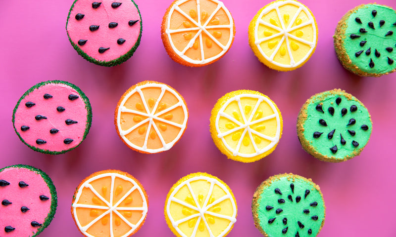 Custom Cupcakes - Melon Cupcakes