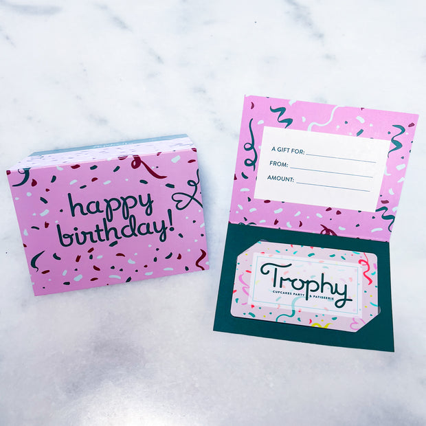 Gift Card - Happy Birthday Confetti