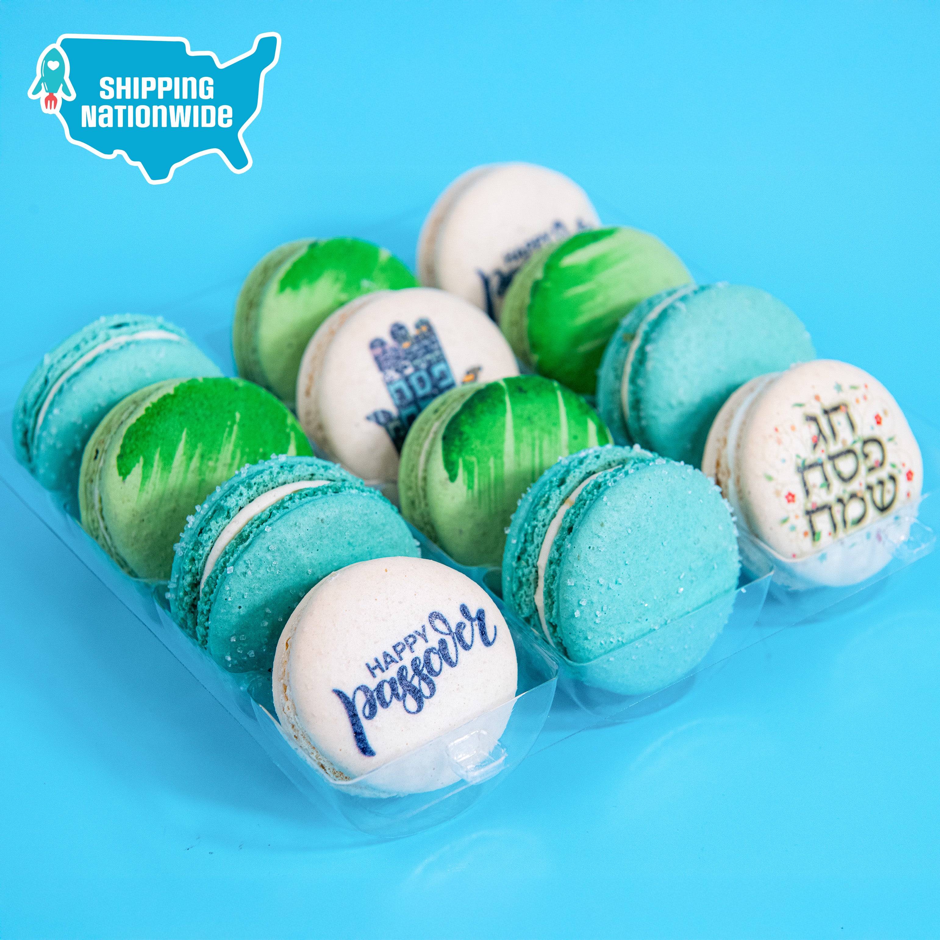 Passover Macarons - Box of 12 – Trophy Cupcakes