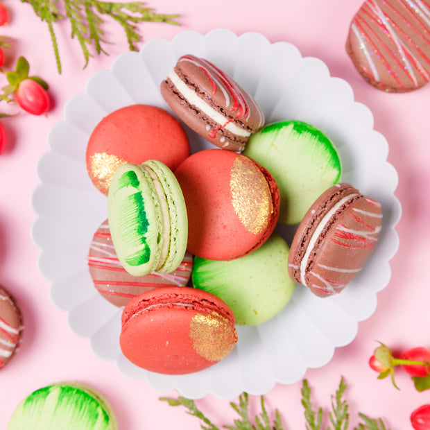 Christmas Macarons