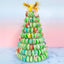 Christmas Tree Macaron Tower