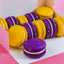 Purple and Gold Macarons