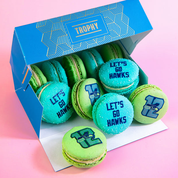 Seahawks Macaron Dozen