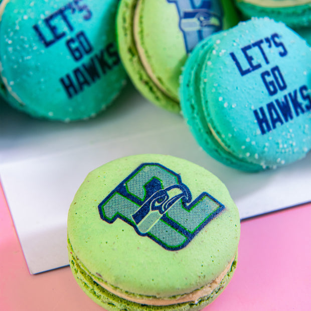 Seahawks Macaron Dozen