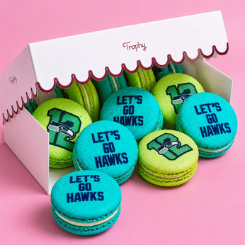 Seahawks Macaron Dozen