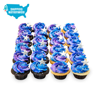 Galaxy Mini Cupcakes