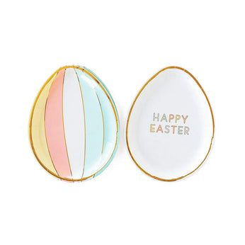 Happy Easter Egg Plates
