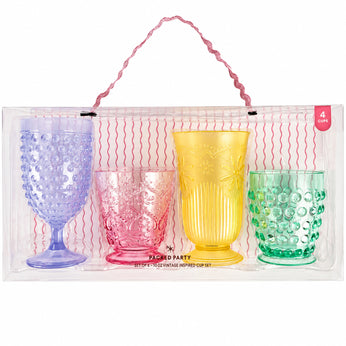 Vintage Pastel Reusable Cups