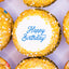 Happy Birthday Greeting Cupcakes detail