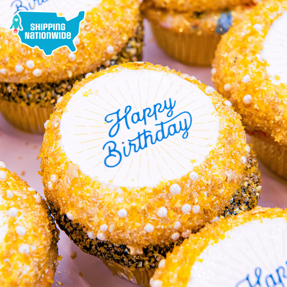 Sweet Greetings Sparkling Birthday Dozen