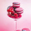 Raspberry Champagne Macaron