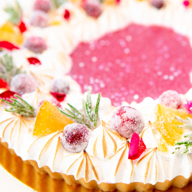 Lux White Chocolate Cranberry Tart