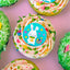 Easter Basket and Bunny Cupcakes