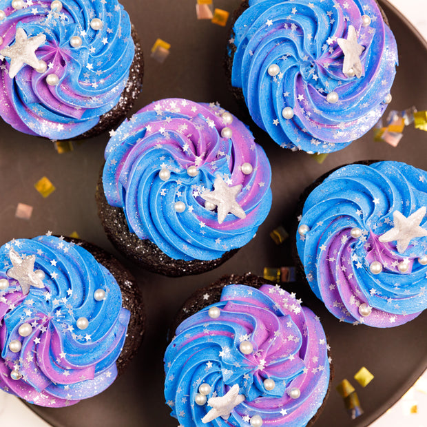 Galaxy Dozen-Trophy Cupcakes