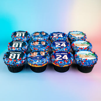 Heated Rivalry Cupcakes