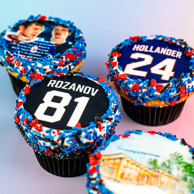 Heated Rivalry Cupcakes