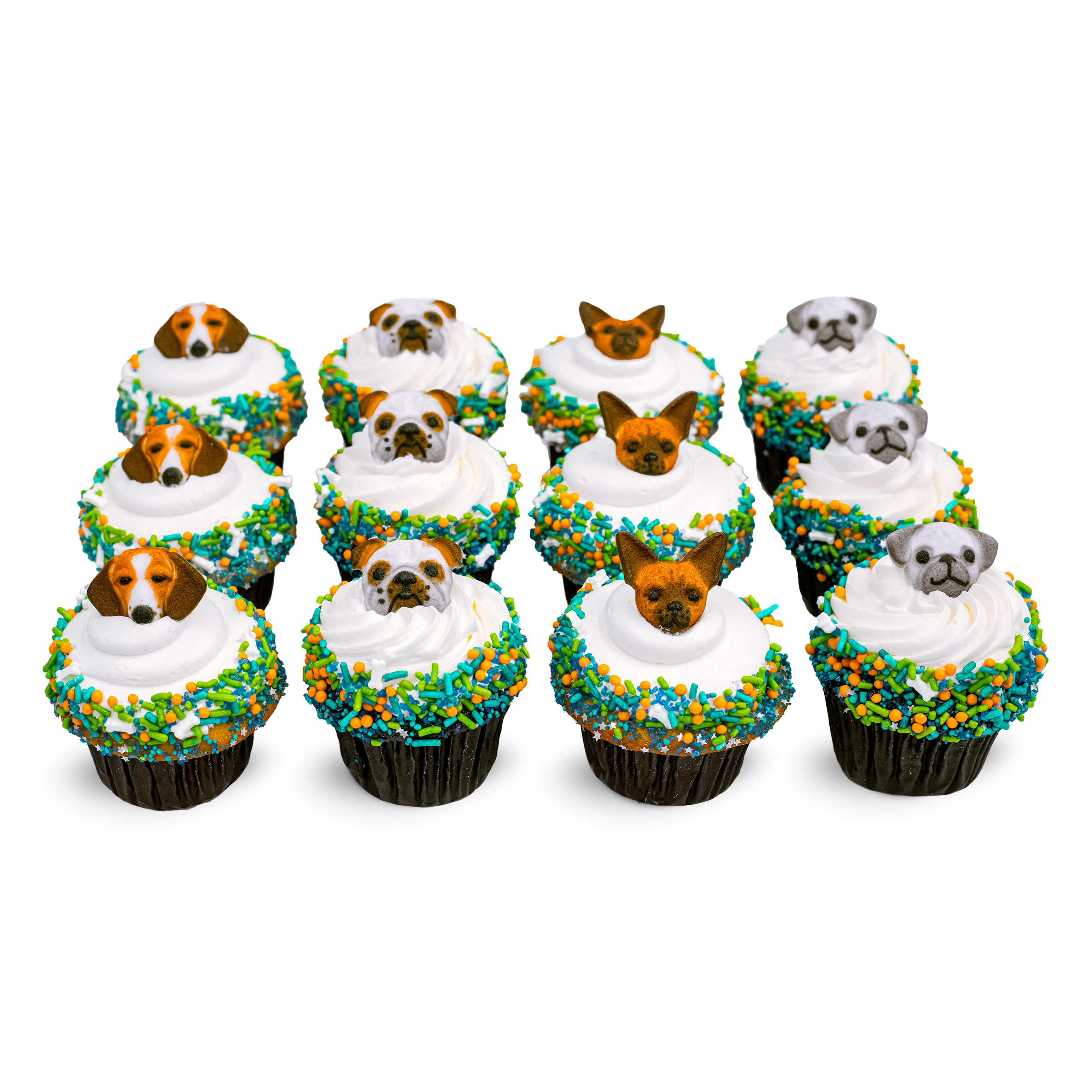 Puppy Party Dozen – Trophy Cupcakes