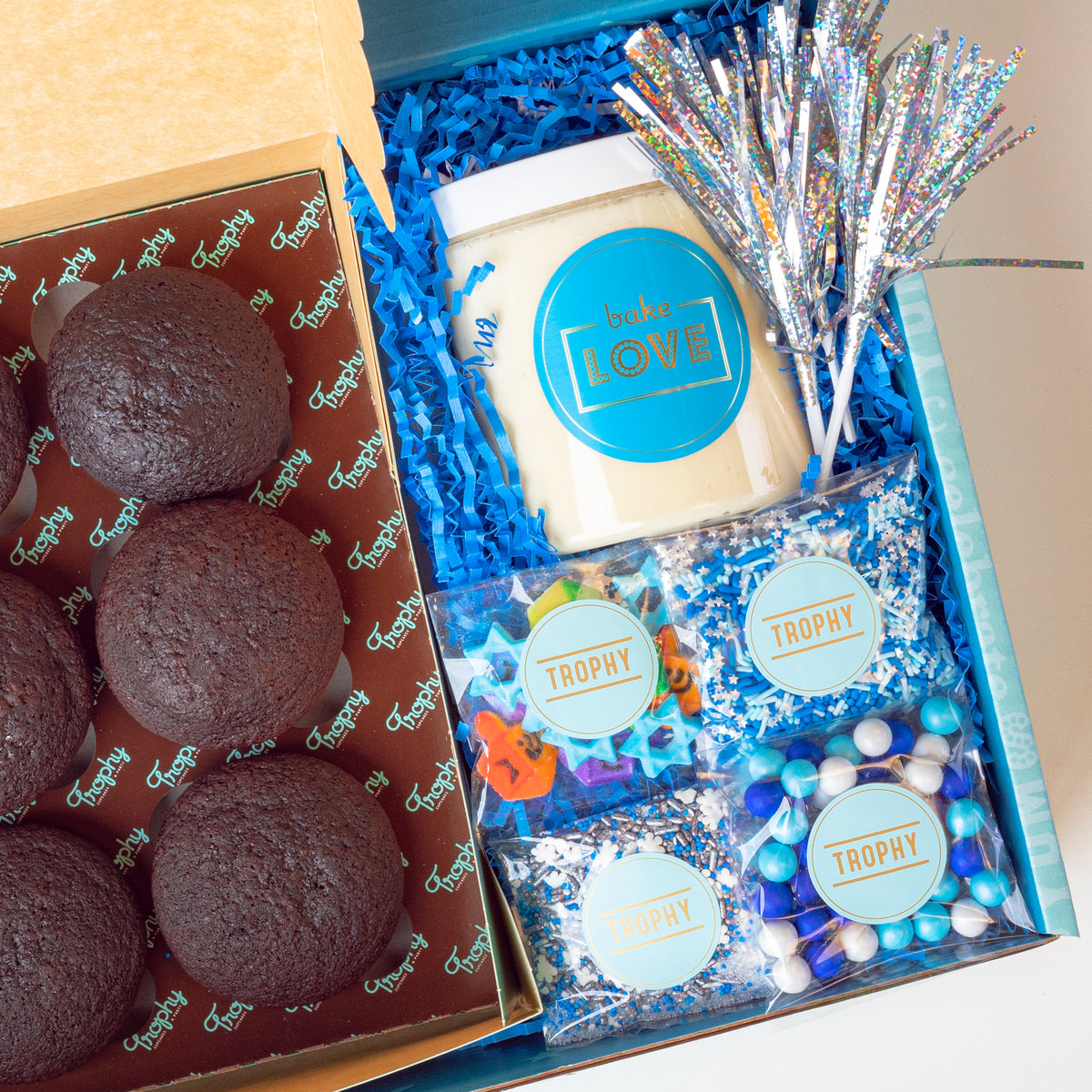 Hanukkah DIY Cupcake Kit-Trophy Cupcakes