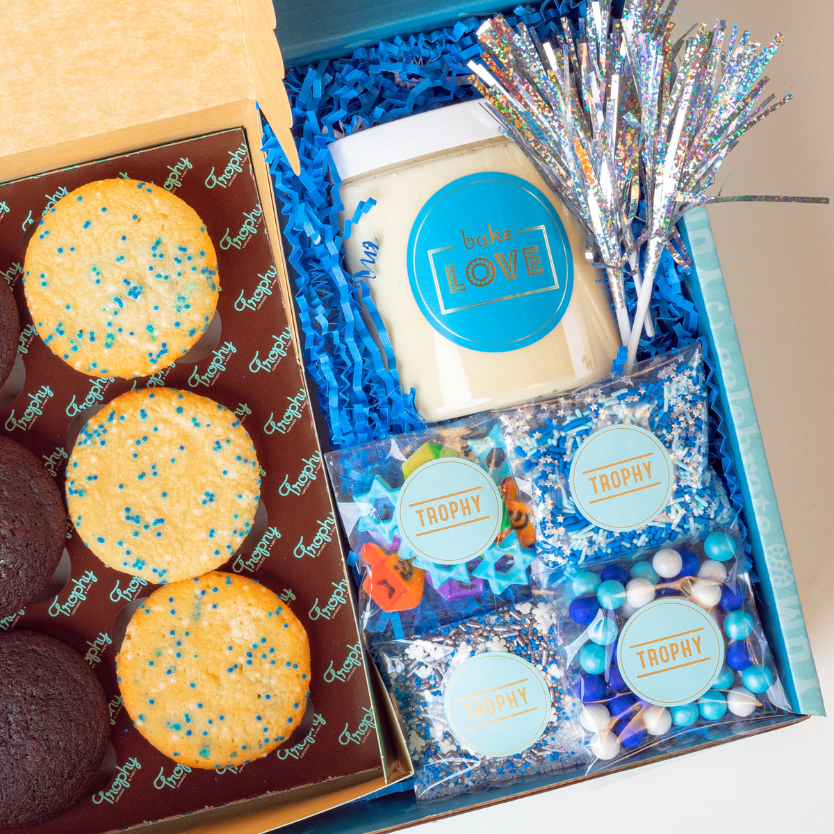 Hanukkah DIY Cupcake Kit-Trophy Cupcakes