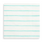 Aqua Striped Dessert Napkins-Trophy Cupcakes