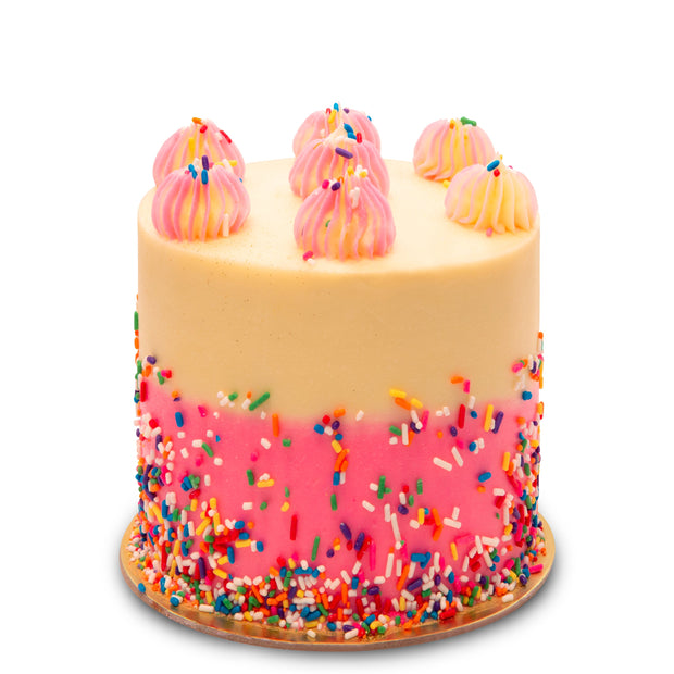 Pink Sprinkle Cake-Trophy Cupcakes