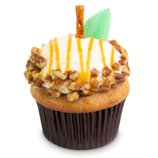 Caramel Apple-Trophy Cupcakes