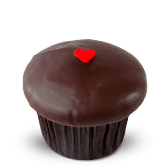 Dark Chocolate Raspberry-Trophy Cupcakes