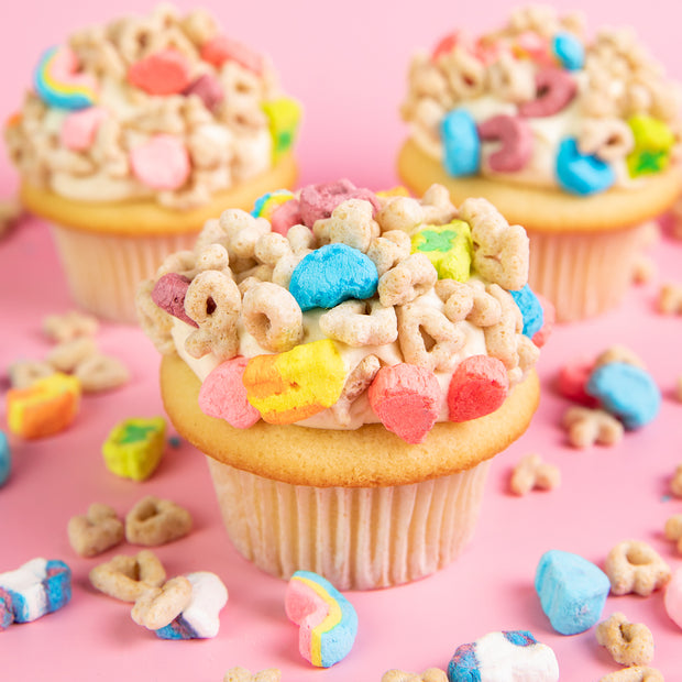 Lucky Charms-Trophy Cupcakes