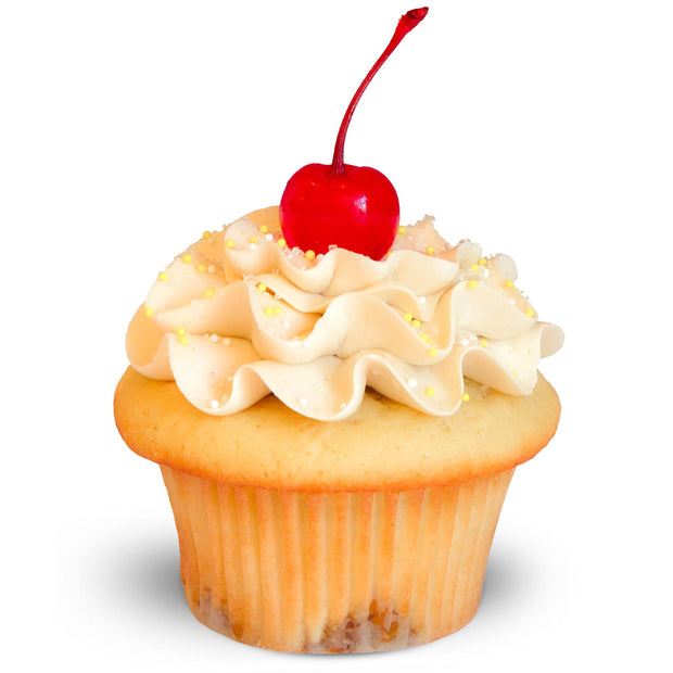 Pineapple Upside Down-Trophy Cupcakes