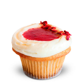 Strawberry Cheesecake-Trophy Cupcakes
