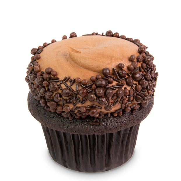 Triple Chocolate-Trophy Cupcakes