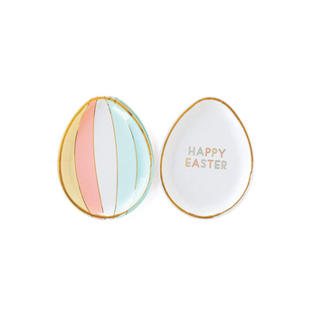 Happy Easter Egg Plates-Trophy Cupcakes