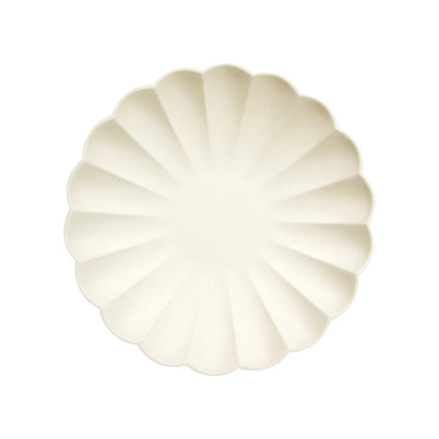 Cream Eco Party Plates