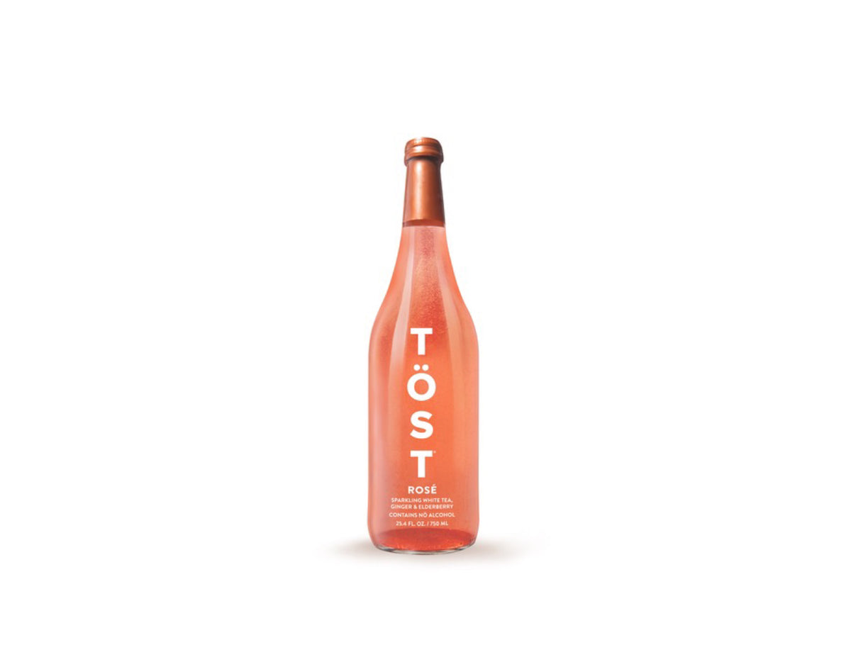 TÖST Rosé Non-Alcoholic sparkler-Trophy Cupcakes