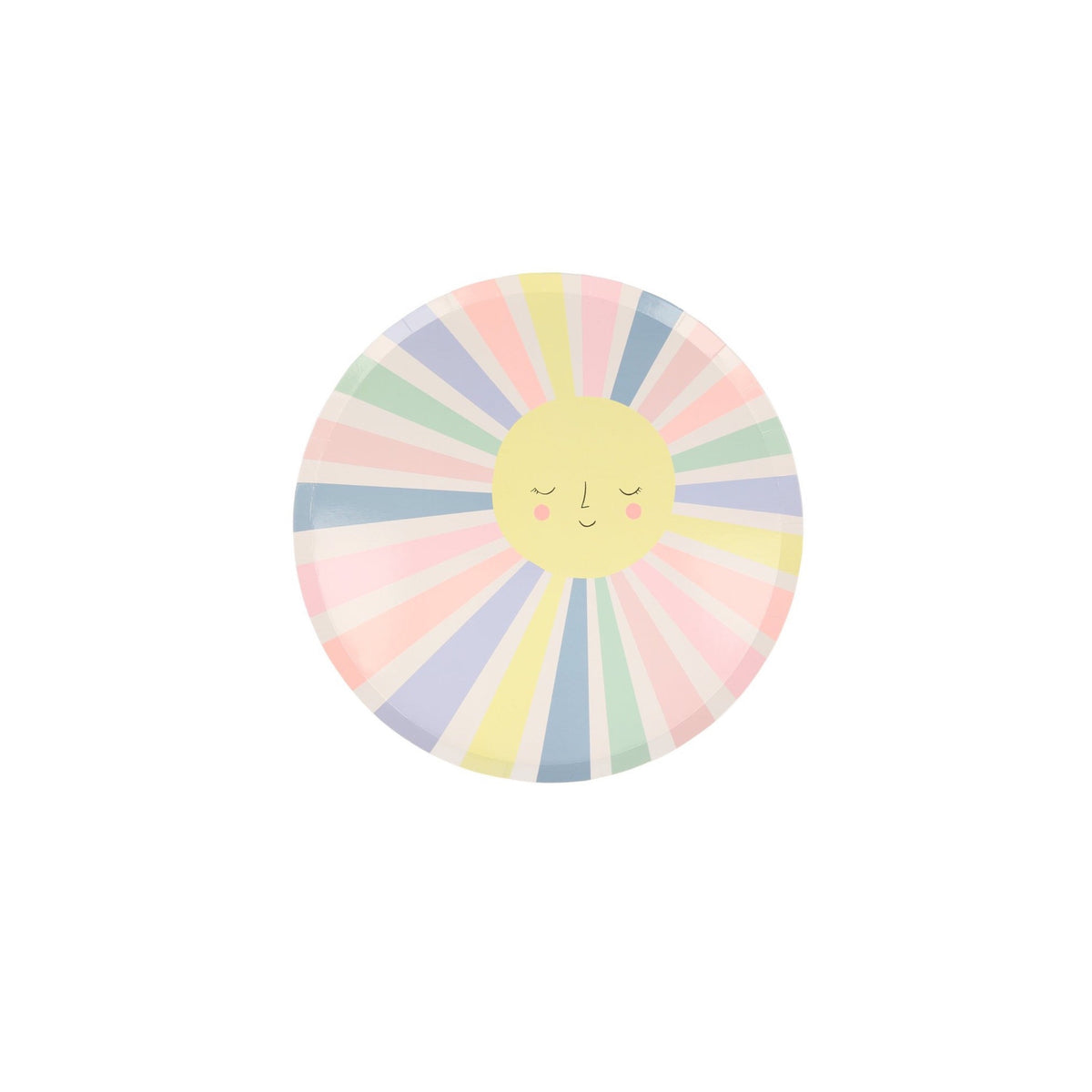 Rainbow Sun Plate - Colorful Party Supplies – Trophy Cupcakes